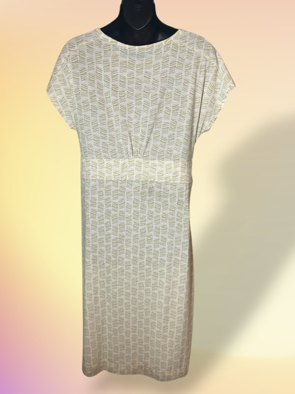 Royal Robbins Essential Tencel Dash Dress Cream Tan Yellow Size Medium - Picture 10 of 15